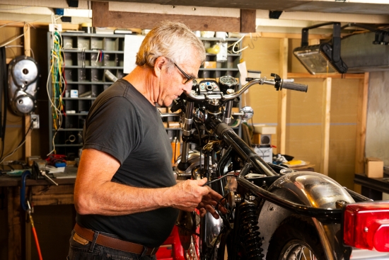 motorcycle restoration process